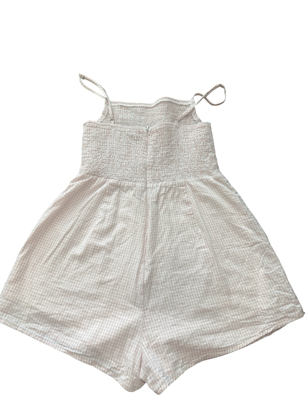 URBAN OUTFITTERS pink checkered skort romper - Picture 5 of 9